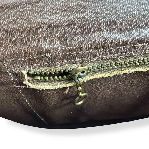 1950's cowgirl horseshoe buckle floral tooled leather handbag - Picture 12 of 12